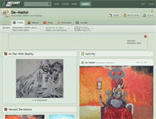 Tablet Screenshot of da--master.deviantart.com