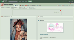Desktop Screenshot of lindsaycampbell.deviantart.com