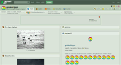 Desktop Screenshot of goldenhippo.deviantart.com