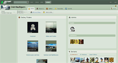 Desktop Screenshot of club-nautique.deviantart.com