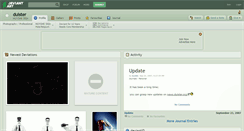 Desktop Screenshot of duister.deviantart.com