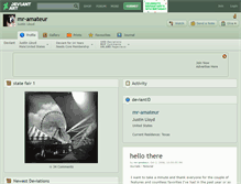 Tablet Screenshot of mr-amateur.deviantart.com