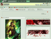 Tablet Screenshot of keelerleah.deviantart.com