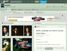 Tablet Screenshot of andypk.deviantart.com