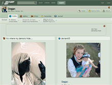 Tablet Screenshot of degan.deviantart.com