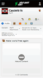Mobile Screenshot of cassiel616.deviantart.com