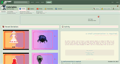 Desktop Screenshot of cutycakies.deviantart.com