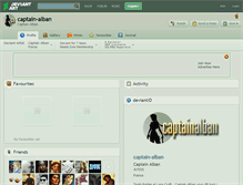 Tablet Screenshot of captain-alban.deviantart.com