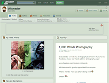 Tablet Screenshot of billxmaster.deviantart.com