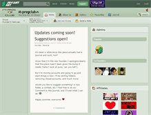 Tablet Screenshot of m-pregclub.deviantart.com