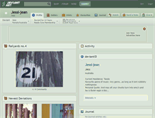 Tablet Screenshot of jessi-jean.deviantart.com