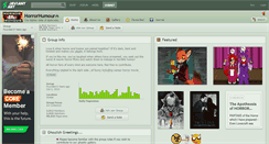 Desktop Screenshot of horrorhumour.deviantart.com