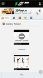 Mobile Screenshot of 3dfeet.deviantart.com