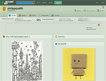Tablet Screenshot of philippajudith.deviantart.com