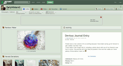 Desktop Screenshot of earlywinter43.deviantart.com