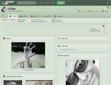 Tablet Screenshot of lfdias.deviantart.com