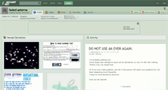 Desktop Screenshot of faded-aeterna.deviantart.com