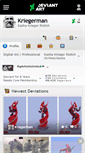 Mobile Screenshot of kriegerman.deviantart.com