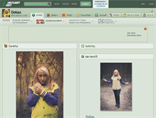 Tablet Screenshot of dokax.deviantart.com