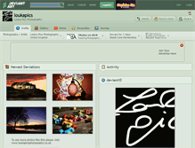 Tablet Screenshot of loukapics.deviantart.com