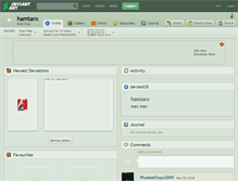 Tablet Screenshot of hamtaro.deviantart.com