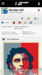 Mobile Screenshot of newbie-387.deviantart.com