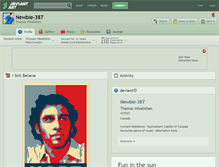 Tablet Screenshot of newbie-387.deviantart.com