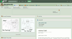 Desktop Screenshot of plus-anima-club.deviantart.com