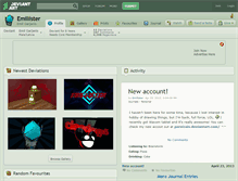 Tablet Screenshot of emillister.deviantart.com