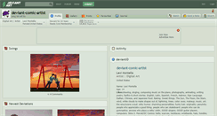 Desktop Screenshot of deviant-comic-artist.deviantart.com