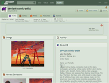 Tablet Screenshot of deviant-comic-artist.deviantart.com