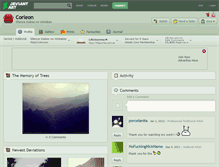Tablet Screenshot of corleon.deviantart.com
