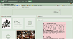 Desktop Screenshot of cookiekitty-stock.deviantart.com