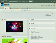 Tablet Screenshot of gorvenal.deviantart.com