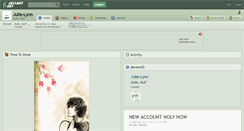 Desktop Screenshot of julie-lynn.deviantart.com
