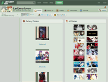 Tablet Screenshot of lavilena-love.deviantart.com