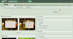 Desktop Screenshot of onling.deviantart.com