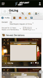 Mobile Screenshot of onling.deviantart.com