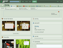 Tablet Screenshot of onling.deviantart.com