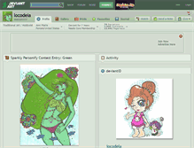 Tablet Screenshot of locodela.deviantart.com