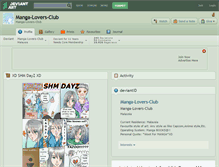 Tablet Screenshot of manga-lovers-club.deviantart.com