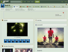 Tablet Screenshot of bosit10.deviantart.com