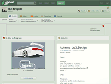 Tablet Screenshot of ld2-designer.deviantart.com