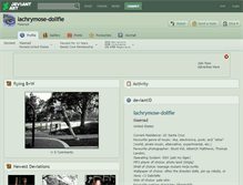 Tablet Screenshot of lachrymose-dollfie.deviantart.com