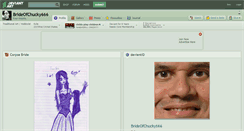 Desktop Screenshot of brideofchucky666.deviantart.com