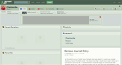 Desktop Screenshot of chazzamba.deviantart.com
