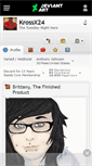 Mobile Screenshot of krossx24.deviantart.com