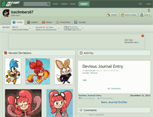 Tablet Screenshot of iceclimbers87.deviantart.com