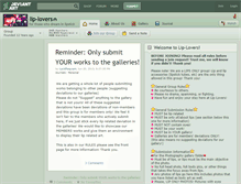Tablet Screenshot of lip-lovers.deviantart.com