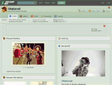 Tablet Screenshot of gitakawaii.deviantart.com